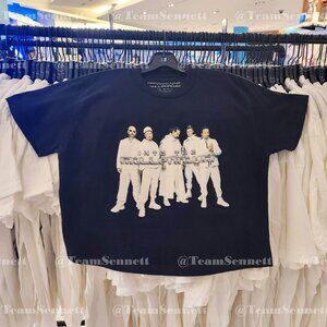 NEW 2026 Backstreet Boys Black Bling Millennium Crop Top // Sphere Las Vegas